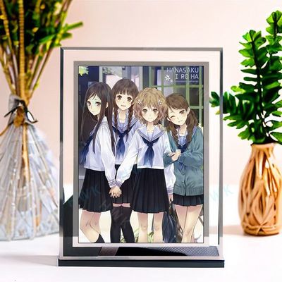 花开伊吕波花开物语松前绪花周边照片海报水晶相框卧室摆台装饰画