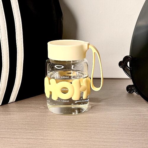 高硼硅玻璃杯水杯刻度杯牛奶杯咖啡杯便携早餐杯豆浆杯外带小杯子