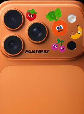 五月天周边iPhone17/pro/pm镜头贴胡萝卜背板装饰贴纸diy追星应援