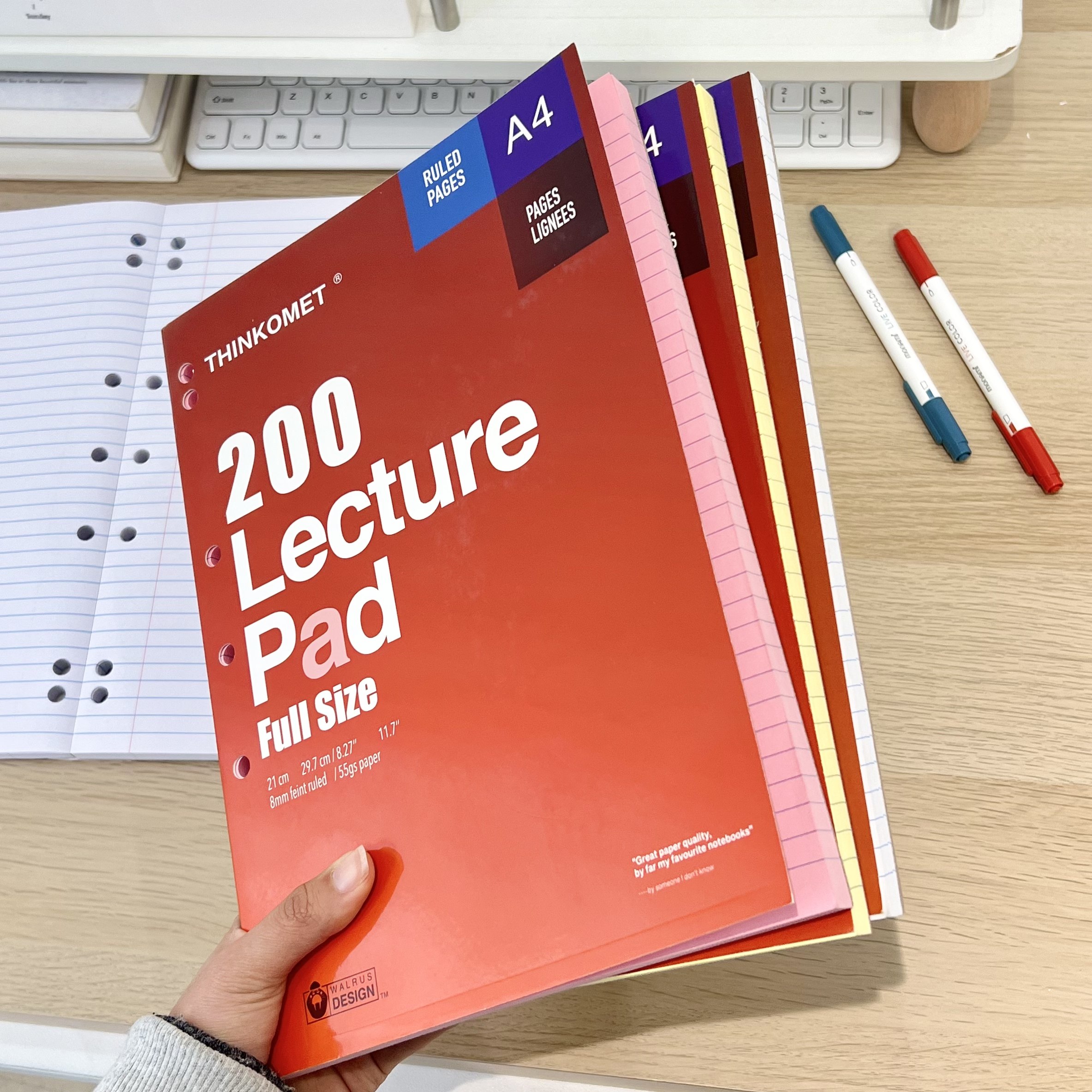 THINKOMET活页本A4学生考研笔记本200页横线米黄纸易撕考研错题本,文具电教/文化用品/商务用品,笔记本/记事本,淘宝优惠券,粉丝福利购,淘宝优惠卷