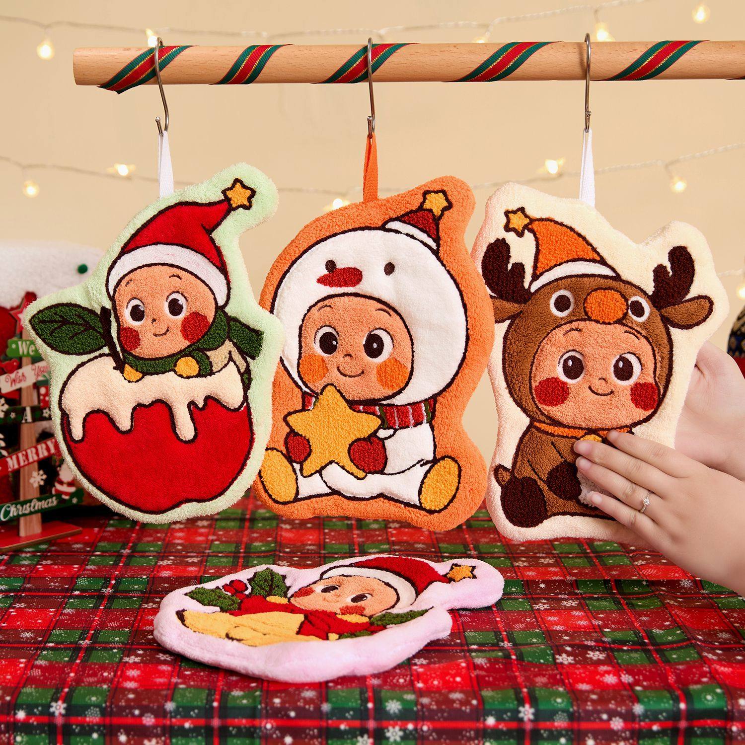 星星人可爱挂式擦手巾加大加厚厨房卫生间抹布儿童超吸水卡通手帕,家庭/个人清洁工具,厨房擦手巾,淘宝优惠券,粉丝福利购,淘宝优惠卷