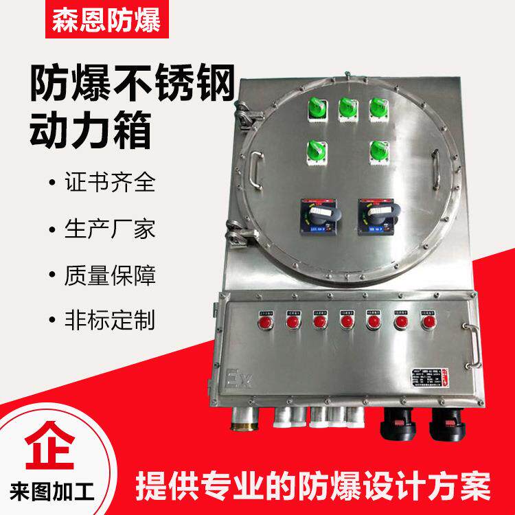 森恩bxmd防爆不锈钢照明动力配电箱IIC检修插座控制箱户外IP65