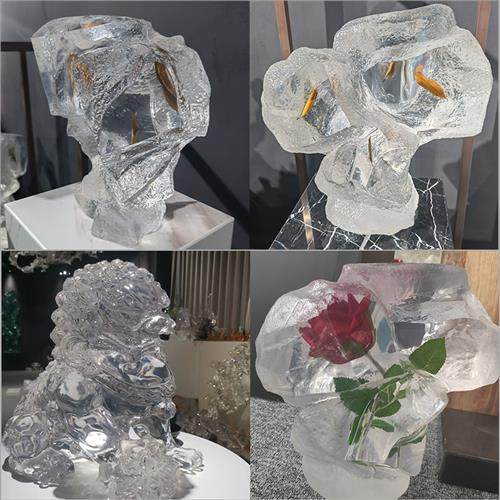 透明树脂工艺艺术品摆件创意水晶雕塑玄关软装抽象铂晶装饰品定制,家居饰品,装饰摆件,淘宝优惠券,粉丝福利购,淘宝优惠卷