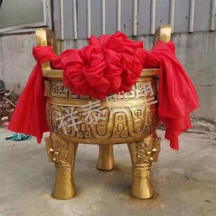 铸铜铜鼎司母戊方鼎雕塑铸仿古青铜器三足鼎公司广场摆放