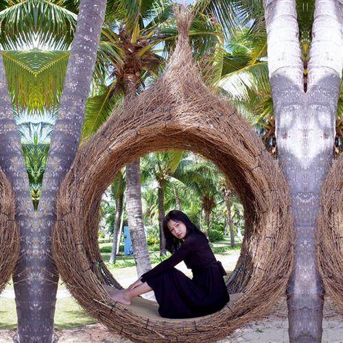 巴厘岛网红打卡鸟巢景区婚纱拍照创意秋千鸟巢吊椅民宿藤编织吊篮,住宅家具,吊篮/吊椅,淘宝优惠券,粉丝福利购,淘宝优惠卷