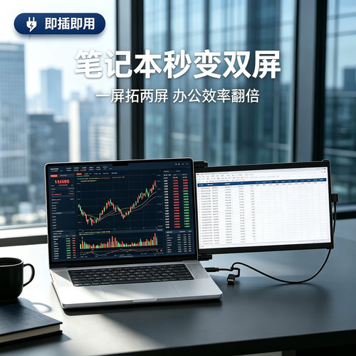 DUEX便携显示器USB一线直连轻薄