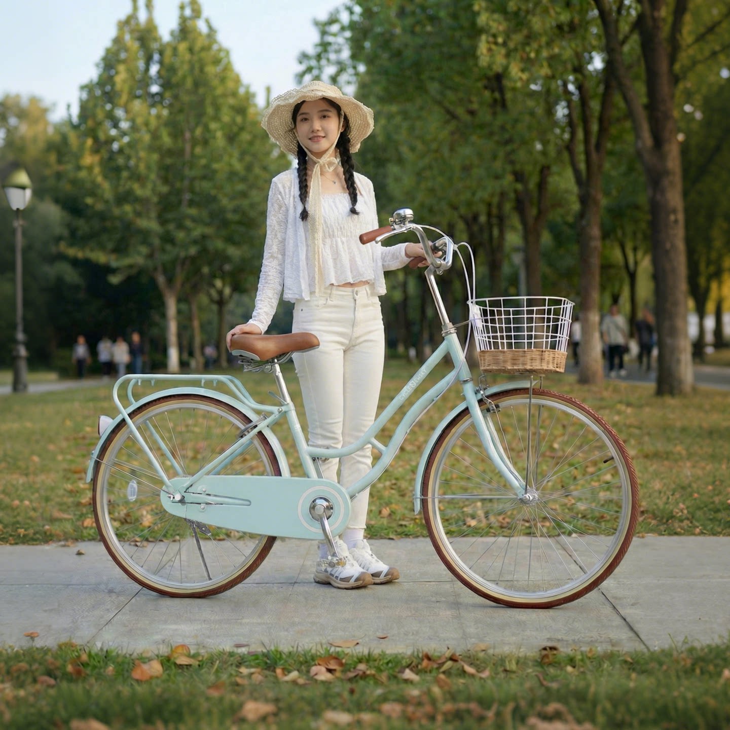 单速自行车女款通勤女士成人女款女式城市新款上班代步24寸26寸