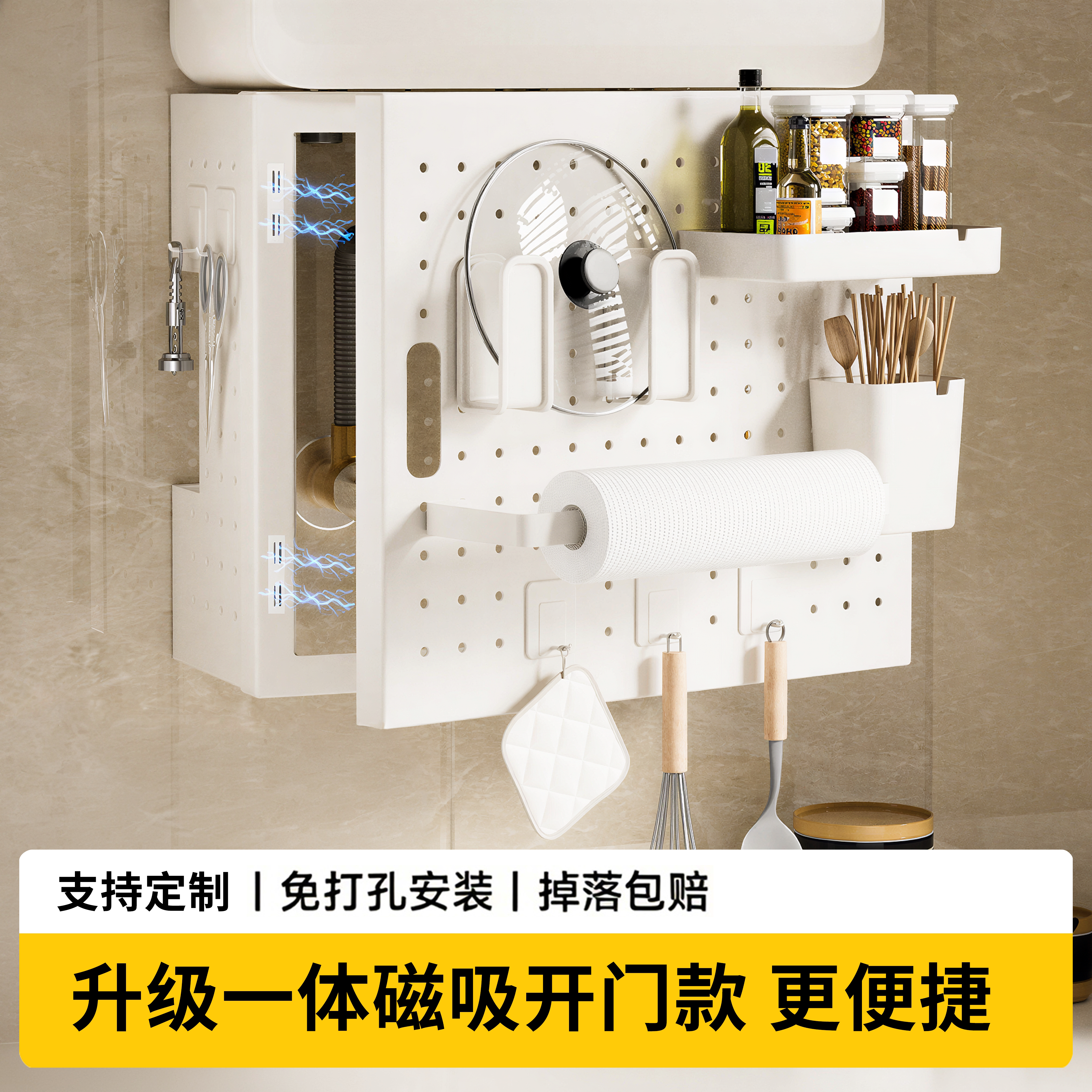 燃气热水器遮挡罩可开门可定制