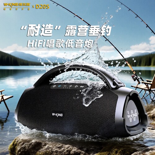 维尔晶D20S手提便携K歌低音炮IPX