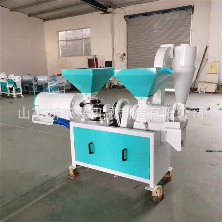 双进料口玉米脱皮制糁机 干湿两用苞米制碴粉碎磨面机