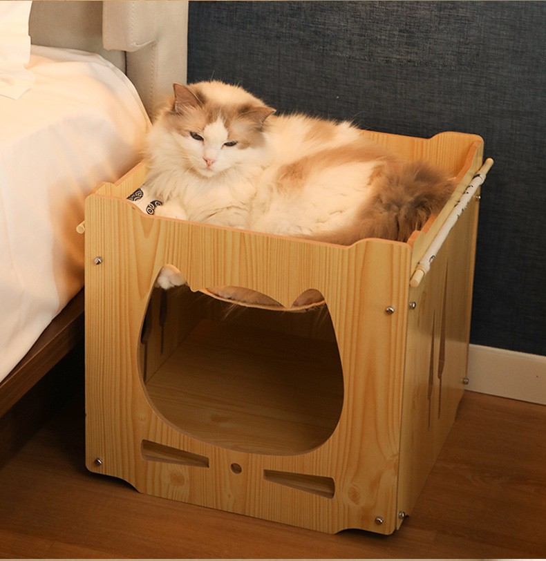 猫窝吊床两层安全感猫窝