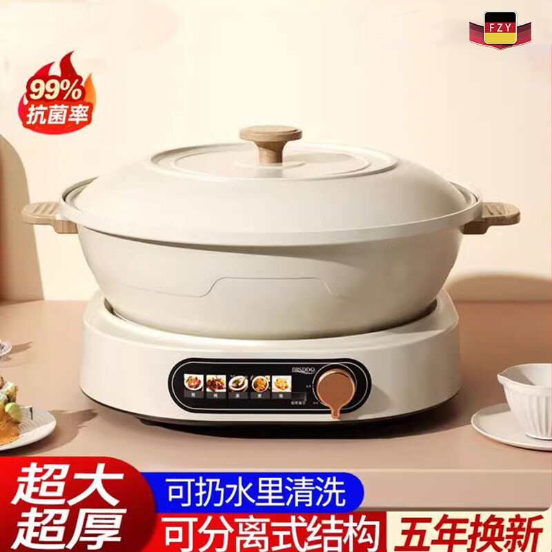 德国FZY电火锅家用分体式鸳鸯锅