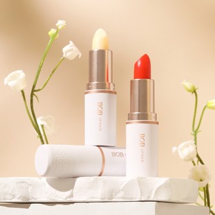 新品BOB丰润变色润唇膏温感幻色润养双唇 一抹绽放粉漾唇色不掉色