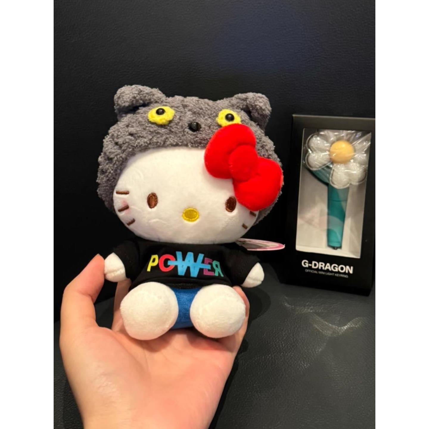 日本代购zoa猫帽子权志龙power小公仔kitty包包挂件毛绒玩偶挂饰