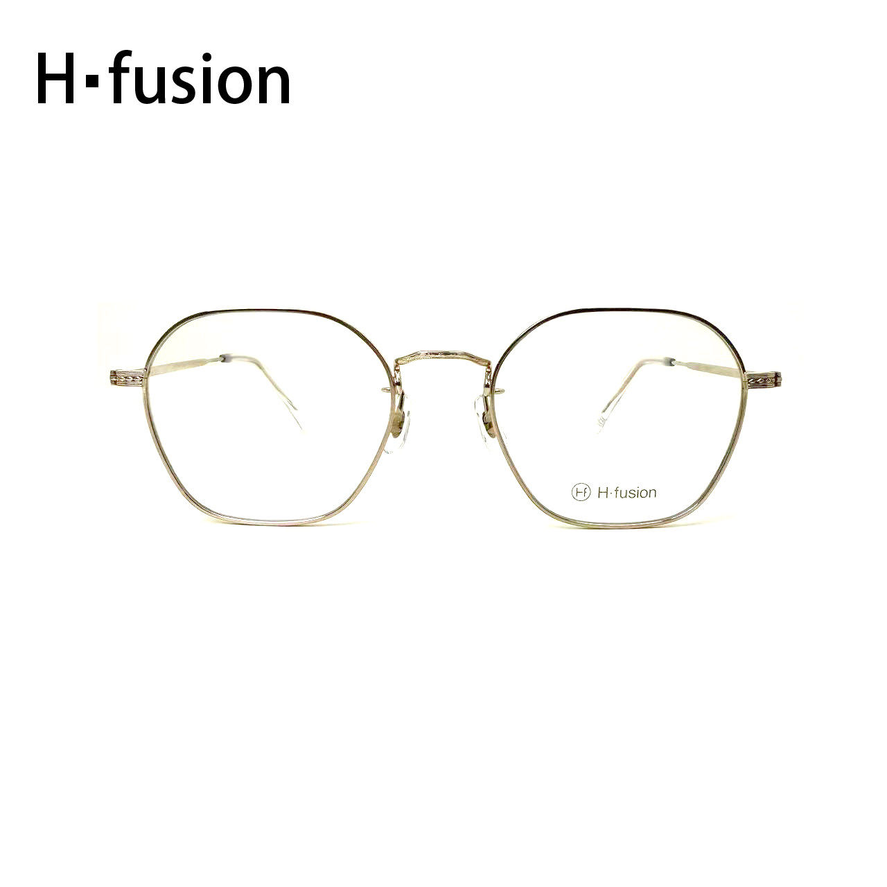H-FUSION眼镜HFL620B日本手工镜框板材钛合金复古文艺近视眼镜