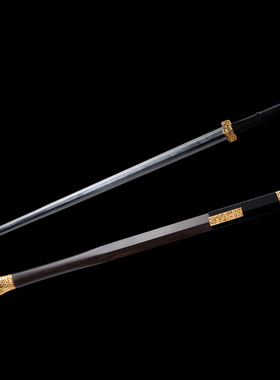 龙泉市刀剑夹钢一体影视汉剑防身传统宝剑手工锻打春秋硬剑未开刃