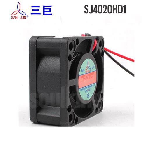 变全新SJ420H504D1正宗SANJ0U三巨 4020 12V 0.12A逆器N轴流散热