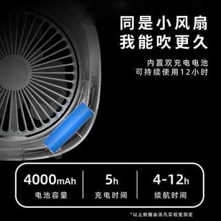 摇头吊扇灯宿舍床上充电小型电扇静音风扇上下铺专用蚊帐可挂帐篷