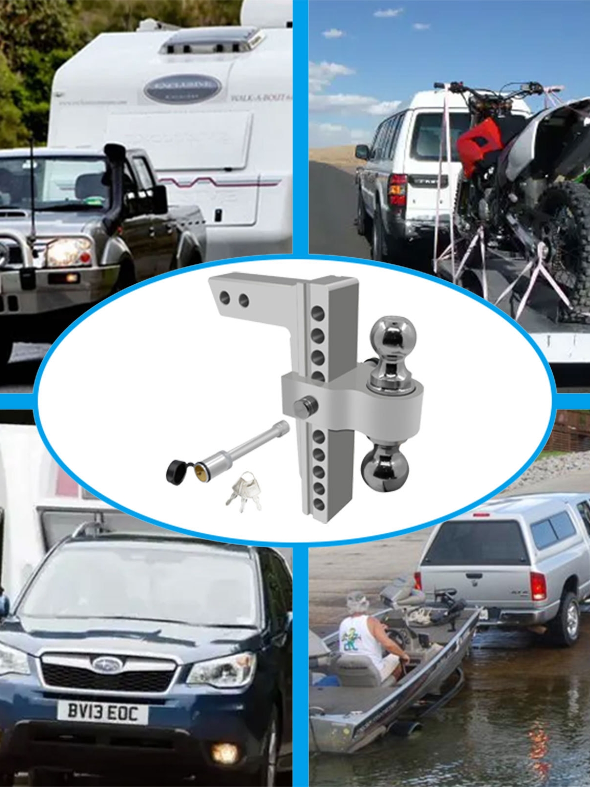 沪苏通拖车臂拖车钩可升降