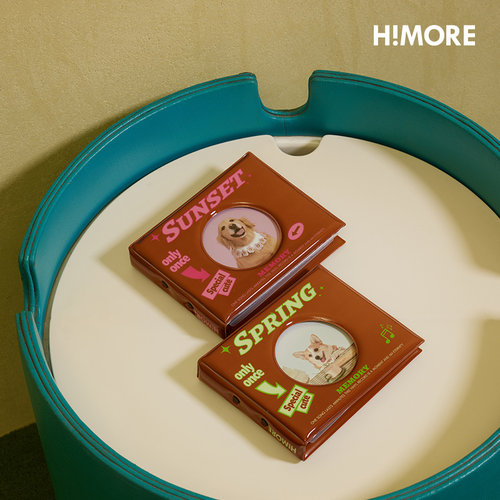 HIMORE海马体复古星光相簿3寸拍立得卡册照片明信片小卡收纳摆件