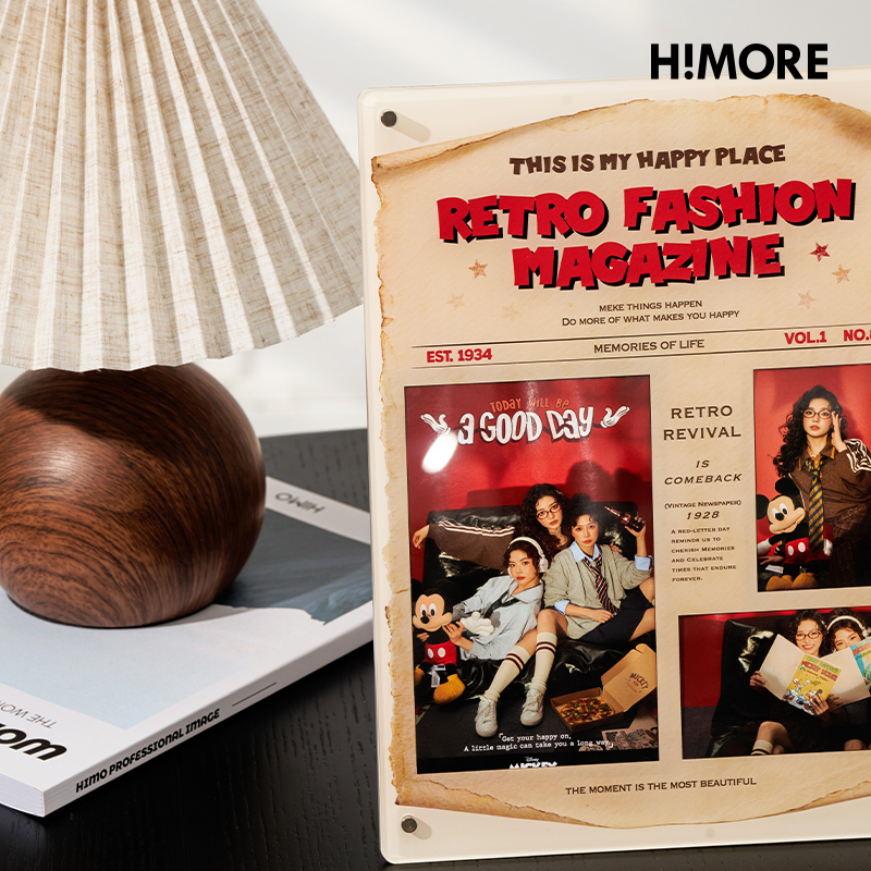 himore海马体相框复古照片墙画框