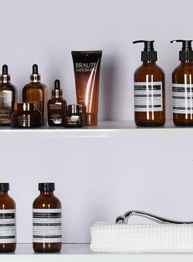 浴室柜摆件样板间卫浴门店洗手台软装道具分装瓶洗护肤品卫生间