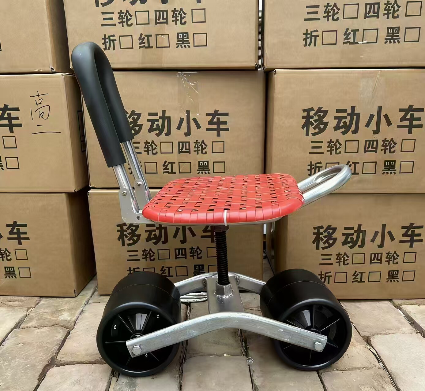 大棚懒汉车小板凳干活省腰承重高