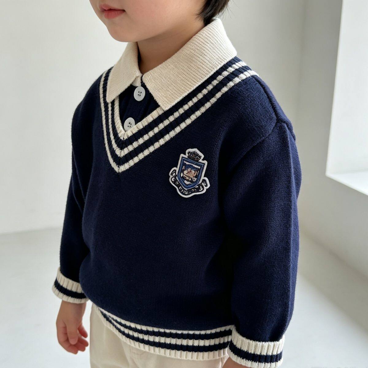 学院风毛衣男女童秋冬新
