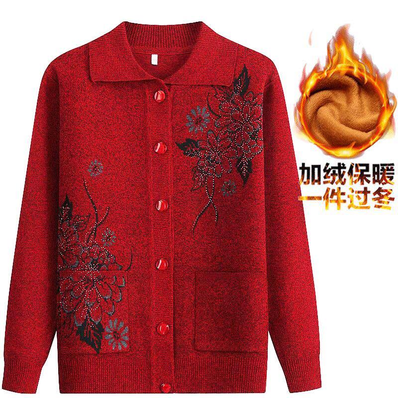 中老年人女装奶奶秋冬喜