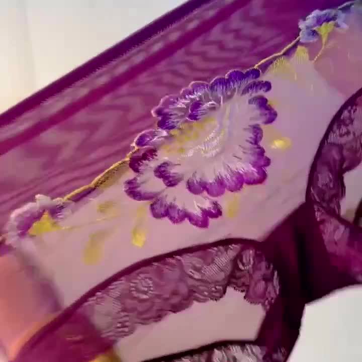 新款高腰蕾丝内裤女无痕