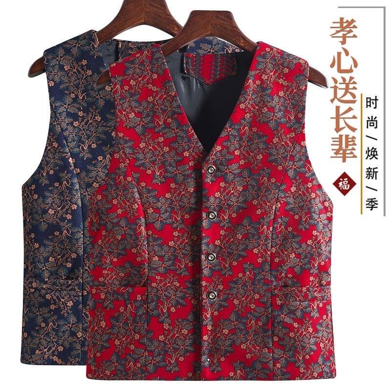 中老年人春装马甲奶奶新