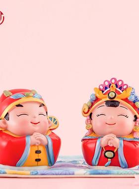 妙工坊结婚礼物送新人国潮摆件闺蜜新婚高级中式创意娃娃婚房装饰