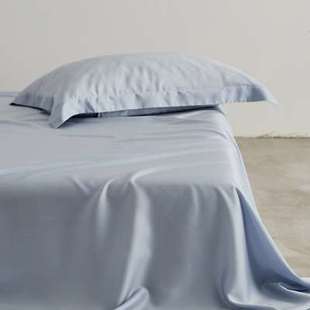 罗兰生活60支夏季 天丝床单单件纯色单双人冰丝被单枕套三件套裸睡