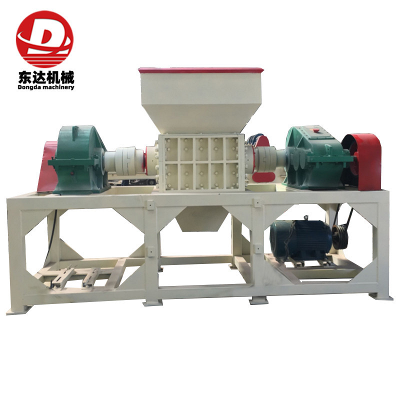 小型四轴细碎撕碎机 矿泉水瓶塑料粉碎机 加大料斗粉碎撕碎一体机