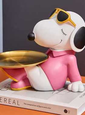 入户玄关钥匙收纳摆件进门鞋柜托盘现代客厅桌面装饰乔迁新居礼品