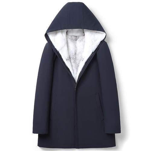 整貂毛袖可脱卸水貂皮草