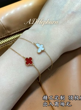 A.DHepburn蝴蝶项链玫瑰金