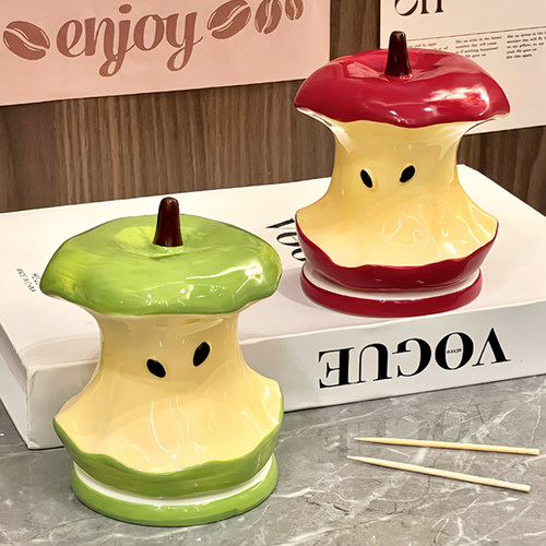 苹果牙签盒2025新款轻奢高级