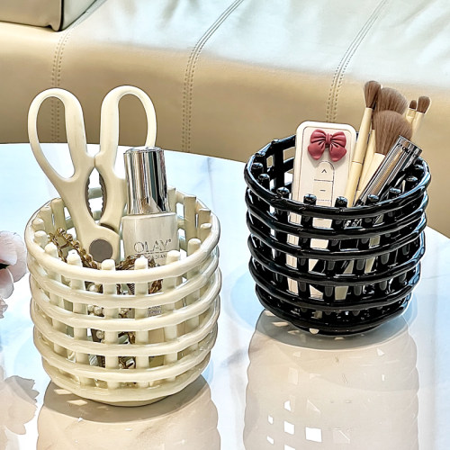 高级桌面化妆刷收纳盒遥控器整理