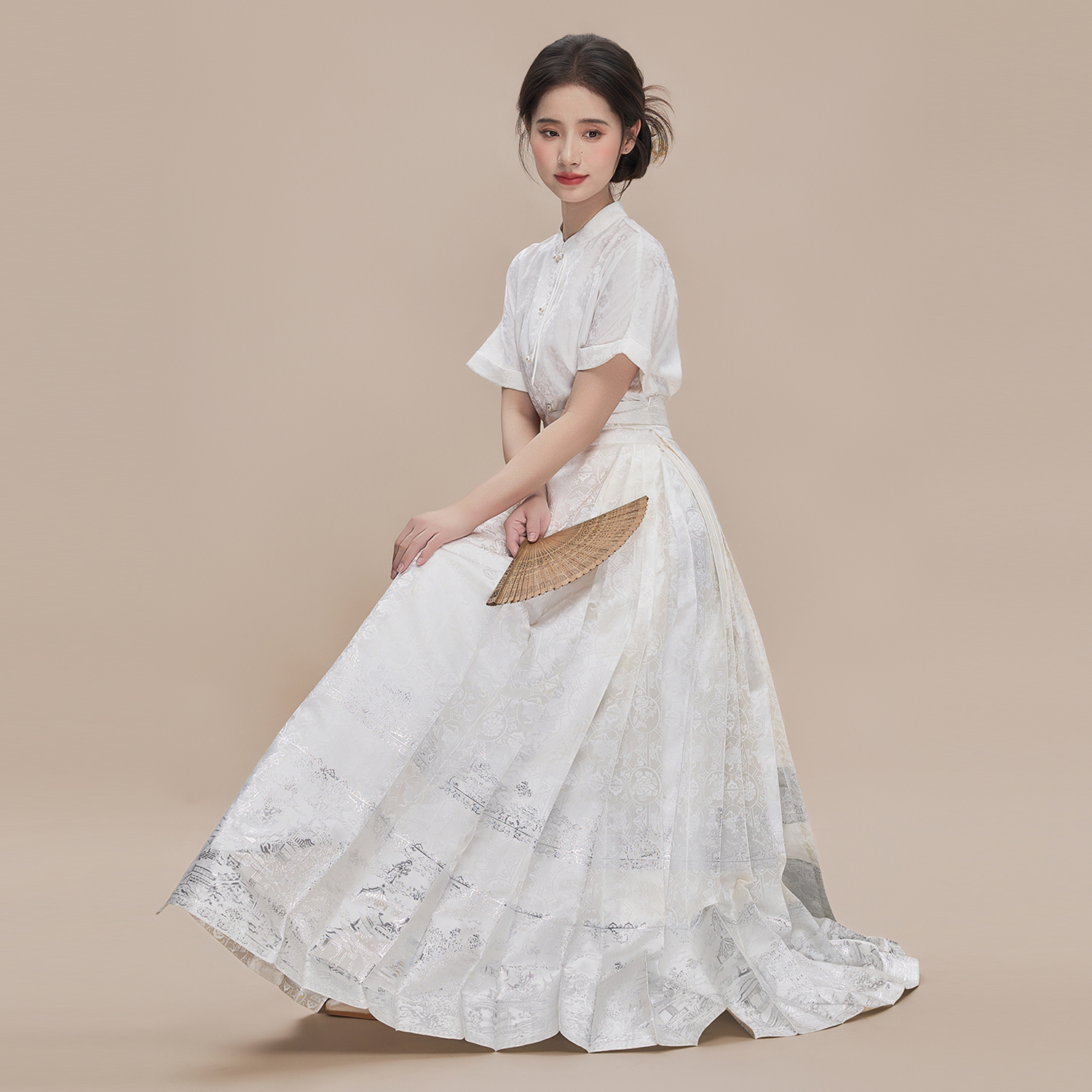 星河汉歌新中式汉服成人女半身裙