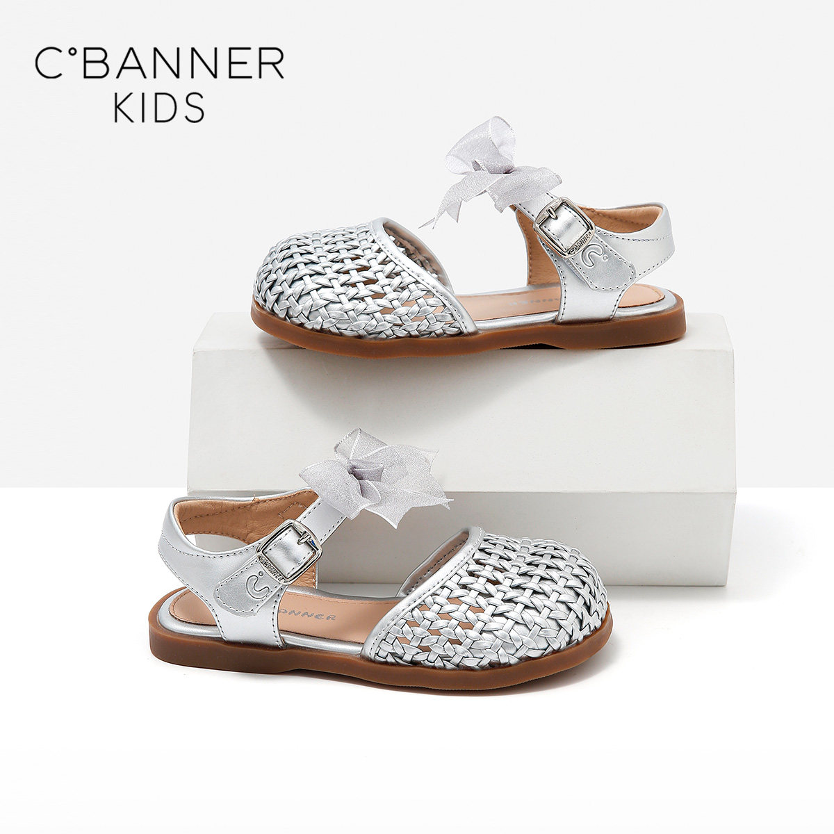 千百度2025新款夏季凉鞋甜美公主鞋韩版气质蝴蝶装小女孩时尚单鞋,童鞋/婴儿鞋/亲子鞋,凉鞋,淘宝优惠券,粉丝福利购,淘宝优惠卷