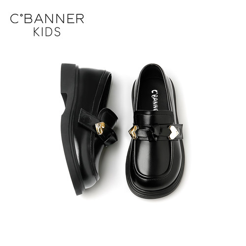 千百度儿童小皮鞋2025春季新款