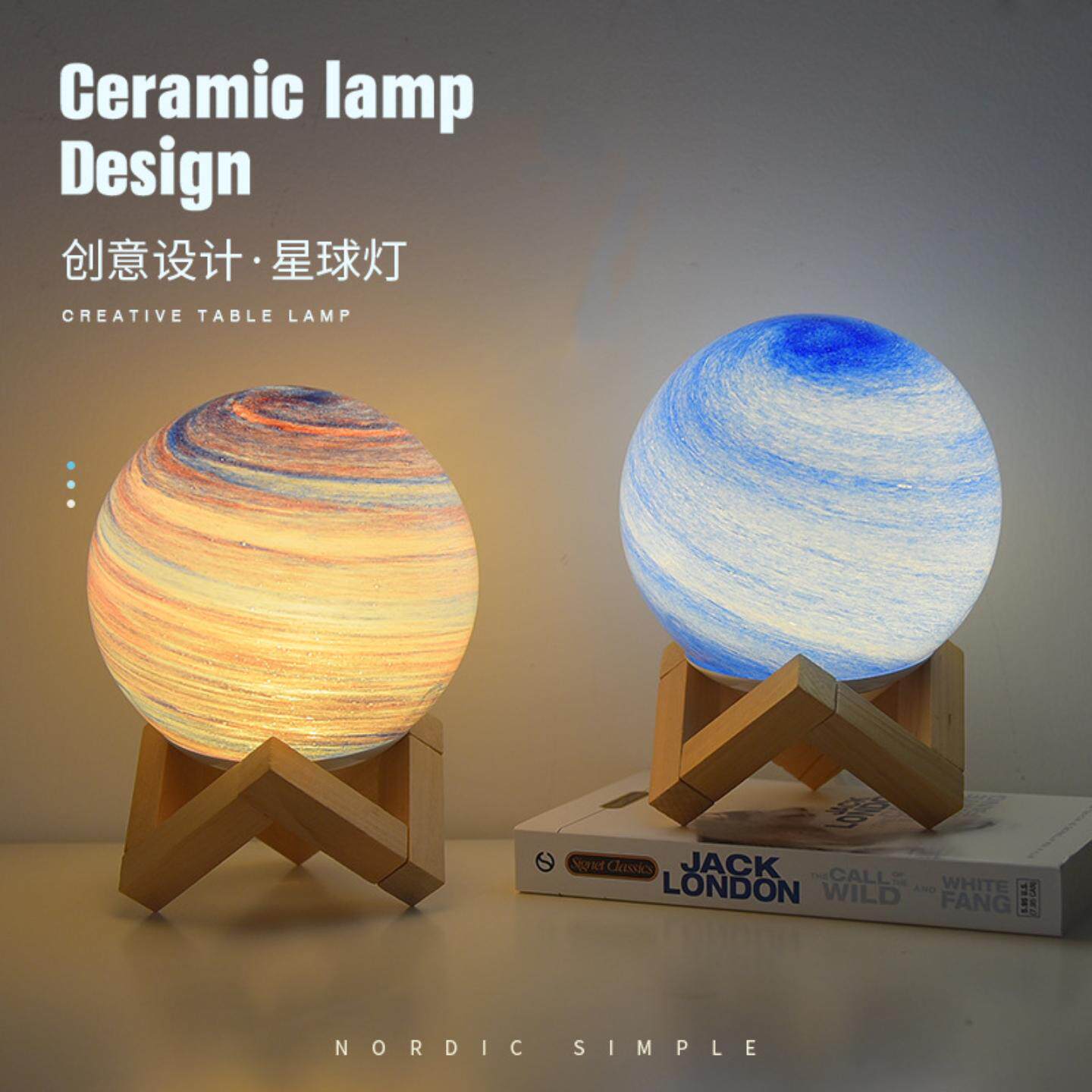 星空夜灯卧室睡眠氛围台灯玻璃