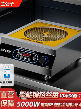 兰公子商用电陶炉大功率5000W猛