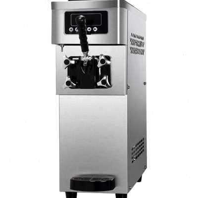 台式冰淇淋机商用小型奶茶店全自动软冰激凌机摆摊单头甜筒雪糕机