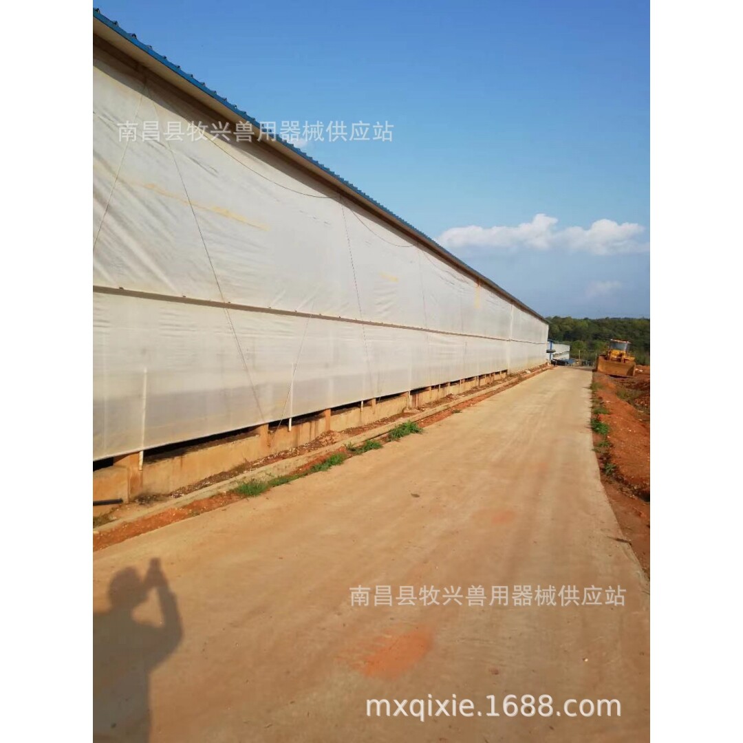 厂家卷帘机加厚猪牛场卷帘布卷膜器大棚卷膜器台湾抗老化防雨篷布