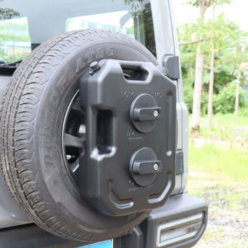 适用于2018+铃木吉姆尼JIMNY JB64/JB74后备胎改装带锁油箱桶