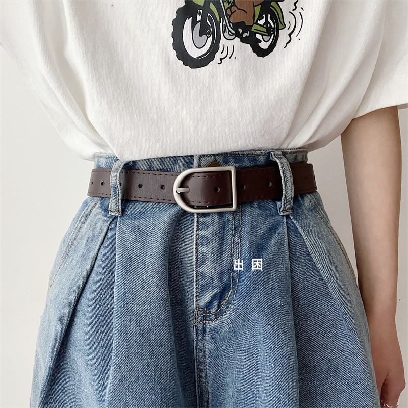 高级感时尚百搭皮带女士