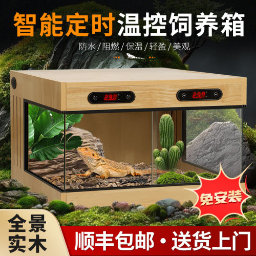 爬宠饲养箱全景陆龟守宫保温盒