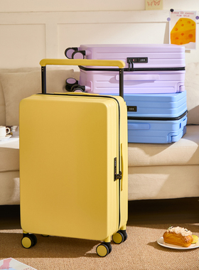 DHJ新款宽拉杆箱行李箱女20寸密码登机箱大容量结实耐用旅行箱子